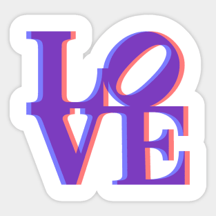 Double the LOVE! Sticker